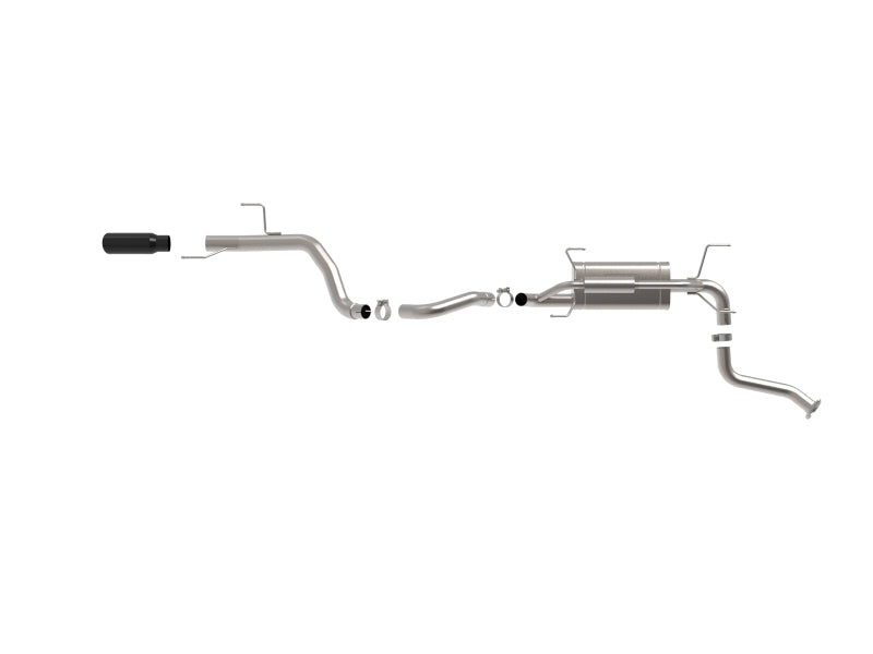 aFe 2025 Toyota 4-Runner 2.5in to 3in SS-304 Cat-Back Exhaust w/ Black Tip