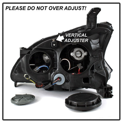 SPYDER xTune 13-15 Nissan Sentra DRL LED Light Bar Proj Halogen Headlights - Blk Smoke (PRO-JH-NS13-LB-BSM) 9042973