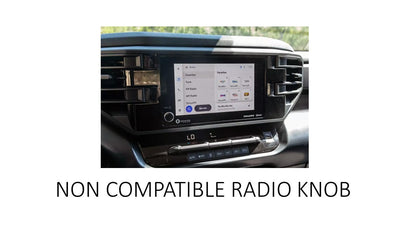 V1 Radio Knob (2022+ Tundra / 2024+ Tacoma / 2025+ 4Runner) - BLACK
