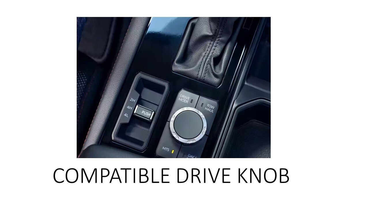 V2 Radio + Drive Mode Knob Set (2022+ Tundra) - BLACK
