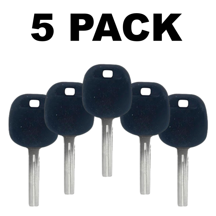 TOY40 Lexus 1997-2001 Transponder Key Long Blade - 5 Pack