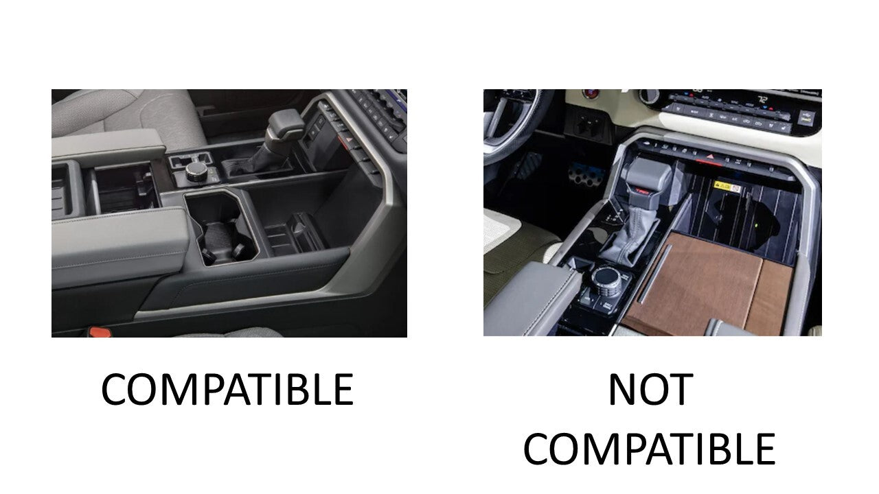 Center Console Panel (2022+ Tundra) - BLACK