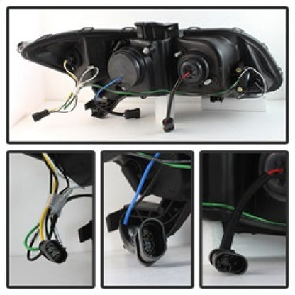 Spyder Honda Civic 2012-2014 Projector Headlights - Light Bar DRL Black PRO-YD-HC12-DRL-BK 5076519