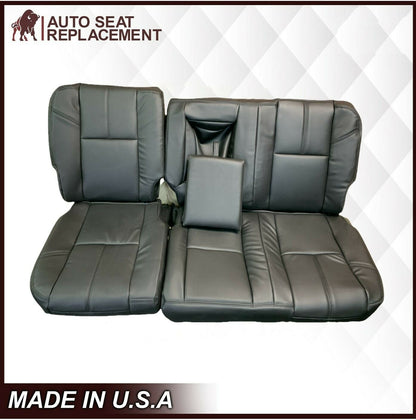 2007-2014 Chevy Tahoe/Suburban SECOND ROW BENCH 60/40 Seat Cover In Black: Choose From Variation