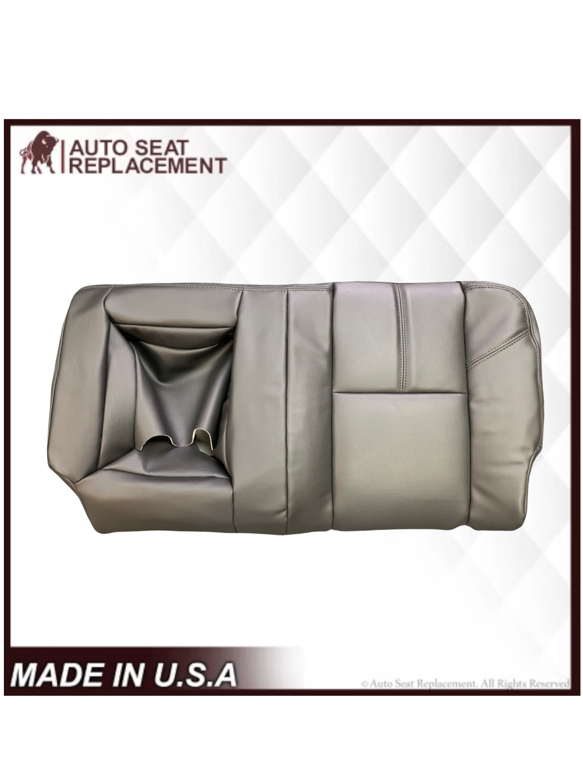 2007-2014 Chevy Tahoe/Suburban SECOND ROW BENCH 60/40 Seat Cover In Black: Choose From Variation