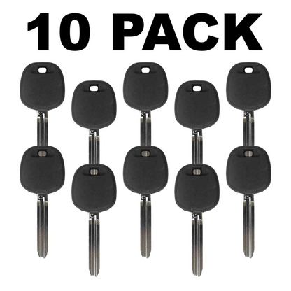 TOY44G Transponder Key for Toyota 2010-2019 G Chip (10 Pack)