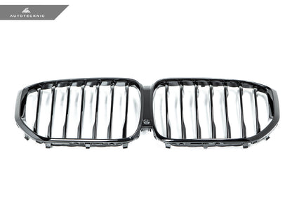 AutoTecknic Gloss Black Front Grille - BMW G05 X5 Pre-LCI
