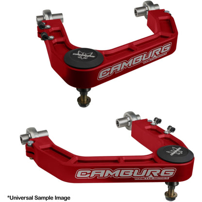 Camburg 19-23 Ford Ranger KINETIK Performance Billet Uniball Upper Arms - Red CAM-110250-RED