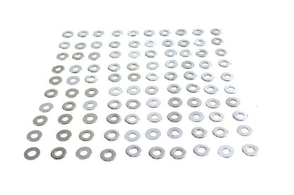 Chrome Flat Washers 1/4 inch Inner Diameter
