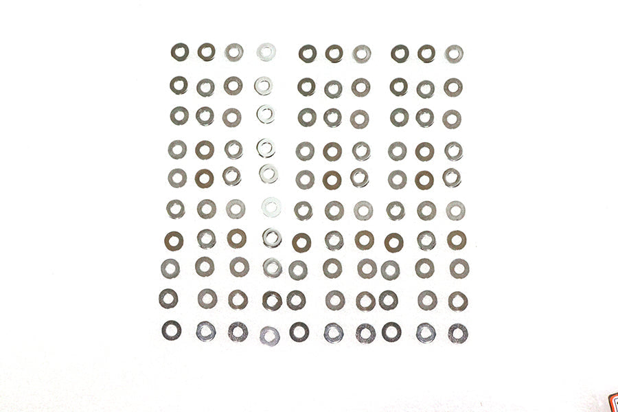 Chrome Flat Washers 1/4 inch Inner Diameter