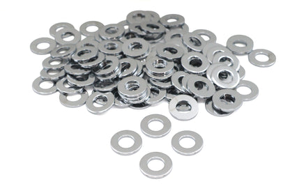 Chrome Flat Washers 5/16 inch Inner Diameter