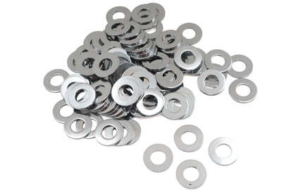 Chrome Flat Washers 3/8 inch Inner Diameter