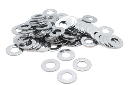 Chrome Flat Washers 7/16 inch Inner Diameter