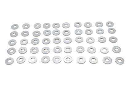 Chrome Flat Washers 1/4 inch, Extra Thick