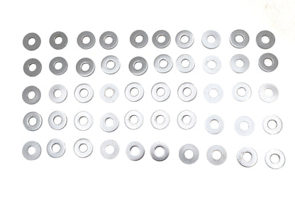 Chrome Flat Washers 1/4 inch, Extra Thick