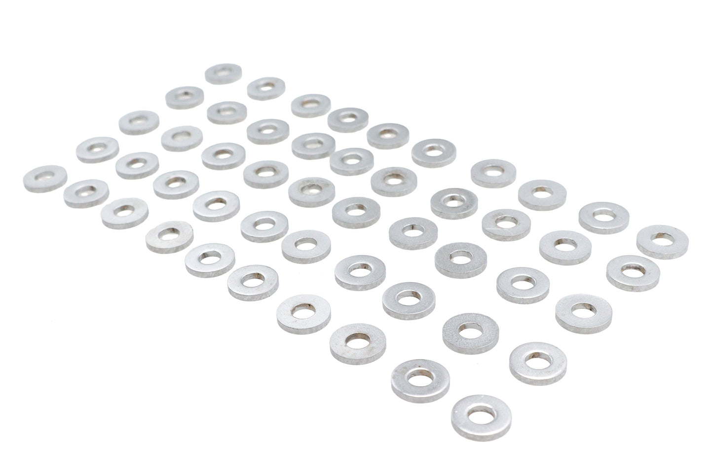 Chrome Flat Washers 1/4 inch, Extra Thick