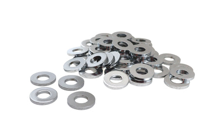 Chrome Flat Washers 3/8 inch, Extra Thick
