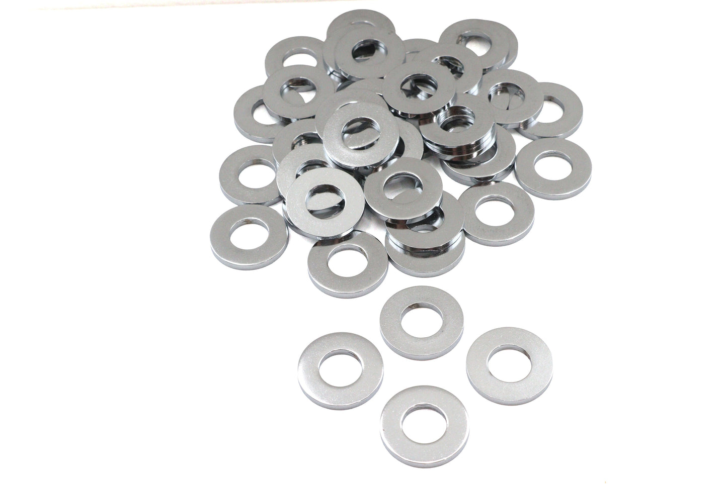 Chrome Flat Washers 7/16 inch, Extra Thick