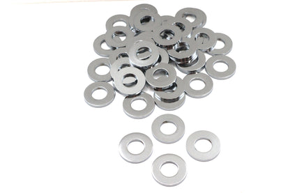 Chrome Flat Washers 7/16 inch, Extra Thick