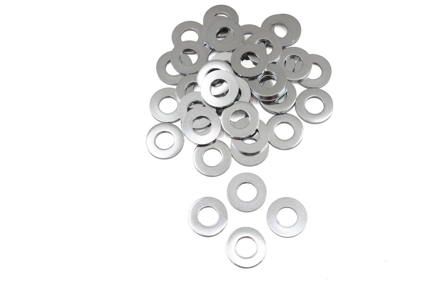 Chrome Flat Washers 7/16 inch, Extra Thick