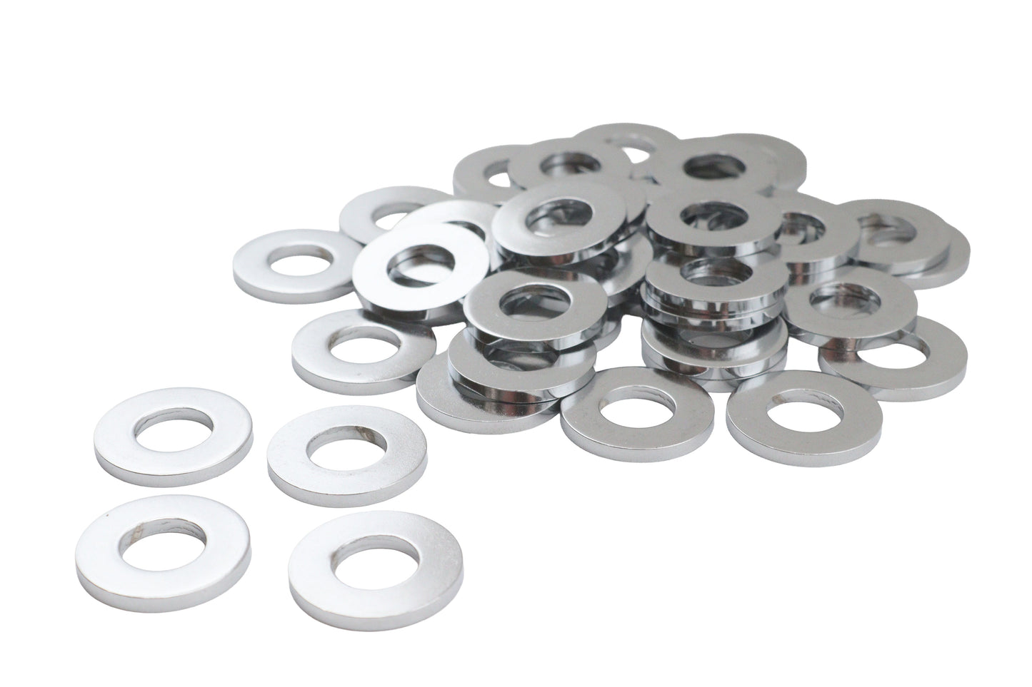 Chrome Flat Washers 7/16 inch, Extra Thick