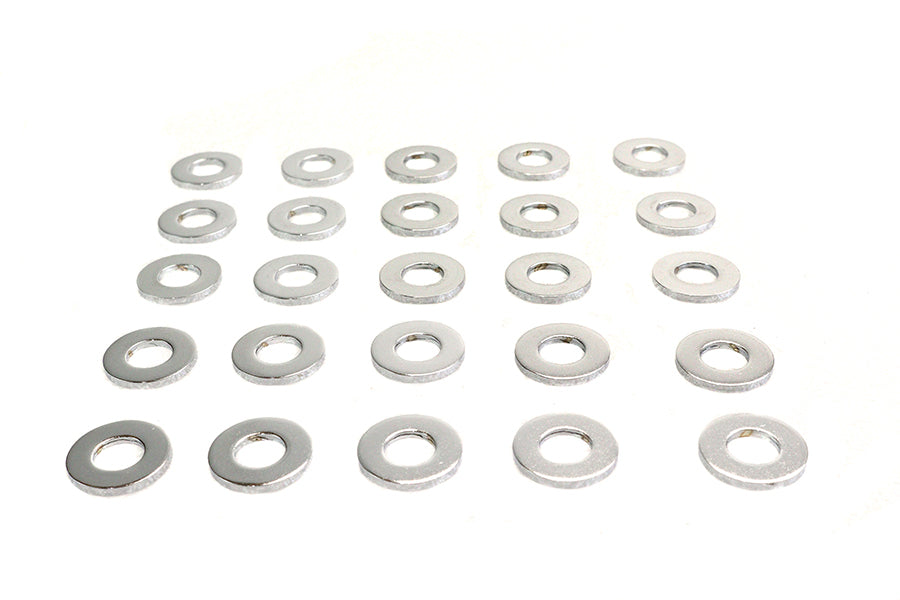 Chrome Flat Washers 1/2 inch, Extra Thick