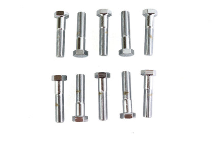 Hex Cap Bolts Chrome 1/2 inch x 2-1/4 inch