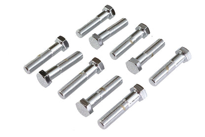 Hex Cap Bolts Chrome 1/2 inch x 2-1/4 inch