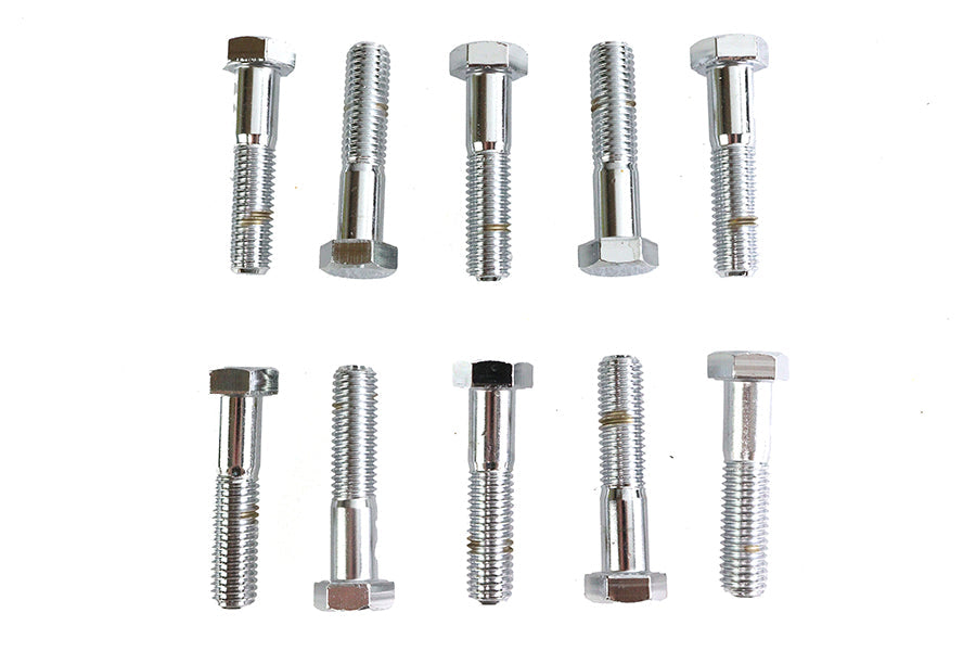 Hex Cap Bolts Chrome 1/2-13 X 2-1/4 inch