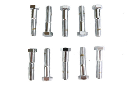 Hex Cap Bolts Chrome 1/2-13 X 2-1/4 inch
