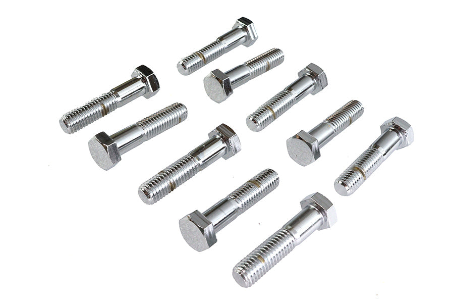 Hex Cap Bolts Chrome 1/2-13 X 2-1/4 inch