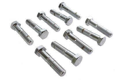 Hex Cap Bolts Chrome 1/2-13 X 2-1/4 inch