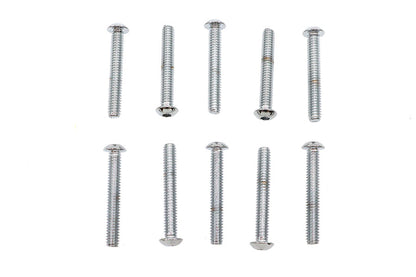 Allen Button Head Screws Chrome 1/4 inch X 1-3/4 inch