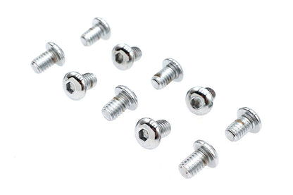 Allen Button Head Screws Chrome 5/16 inch X 1/2 inch