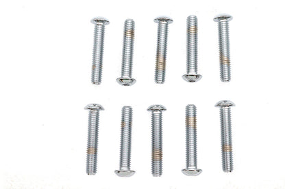 Allen Button Head Screws Chrome 3/8 inch-16 X 2 inch