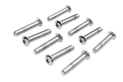 Allen Button Head Screws Chrome 3/8 inch-16 X 2 inch