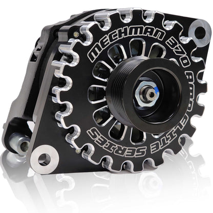 Mechman 370 Amp Billet Elite Series Alternator 1988-2002 Dodge Ram 5.9L Cummins Diesel