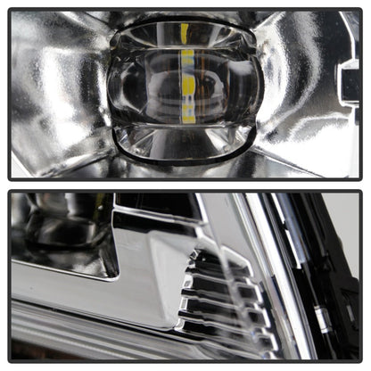 Spyder 19-20 Chevy Silverado 1500 OEM Style Full LED Fog Light w/Switch - Clear (Wont Fit RPO U12) 5086983