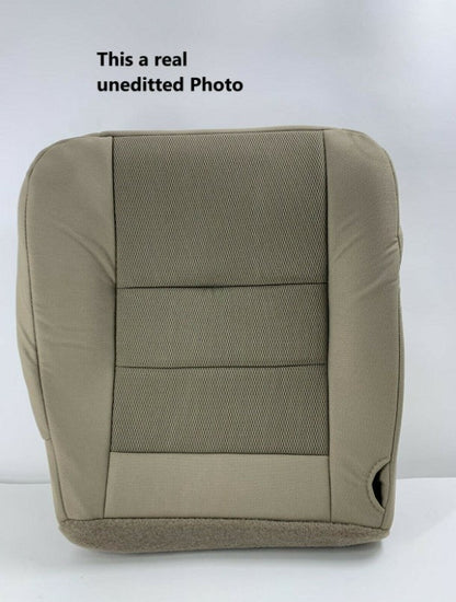 2003-2007 Ford F250 F350 Lariat Seat Cover in Pebble Tan Cloth Fabric