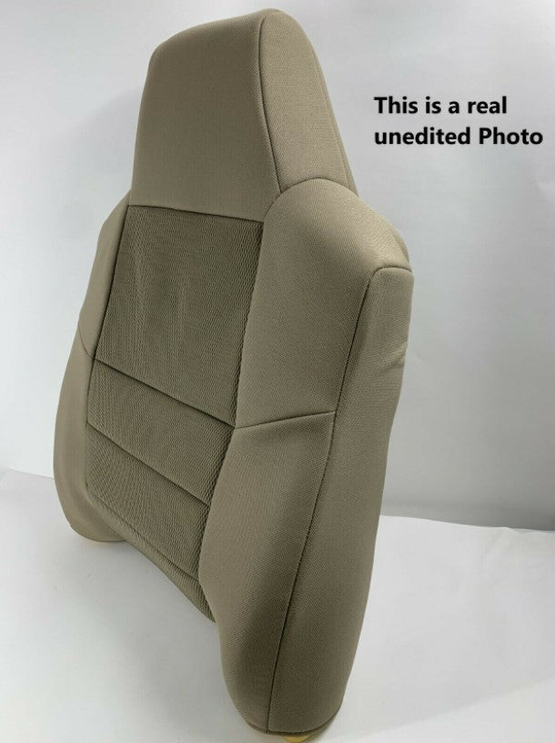 2003-2007 Ford F250 F350 Lariat Seat Cover in Pebble Tan Cloth Fabric