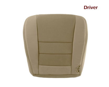 2003-2007 Ford F250 F350 Lariat Seat Cover in Pebble Tan Cloth Fabric