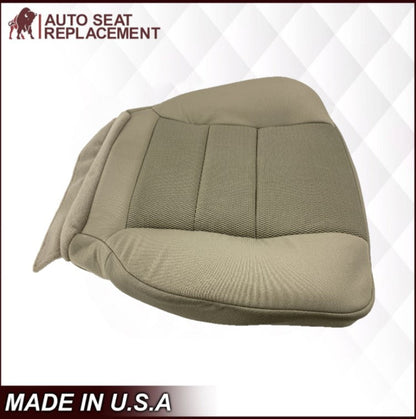 2003-2007 Ford F250 F350 Extended Cab Cloth Bottom Seat Cover Tan