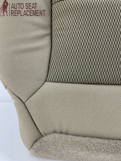 2003-2007 Ford F250 F350 Extended Cab Cloth Bottom Seat Cover Tan