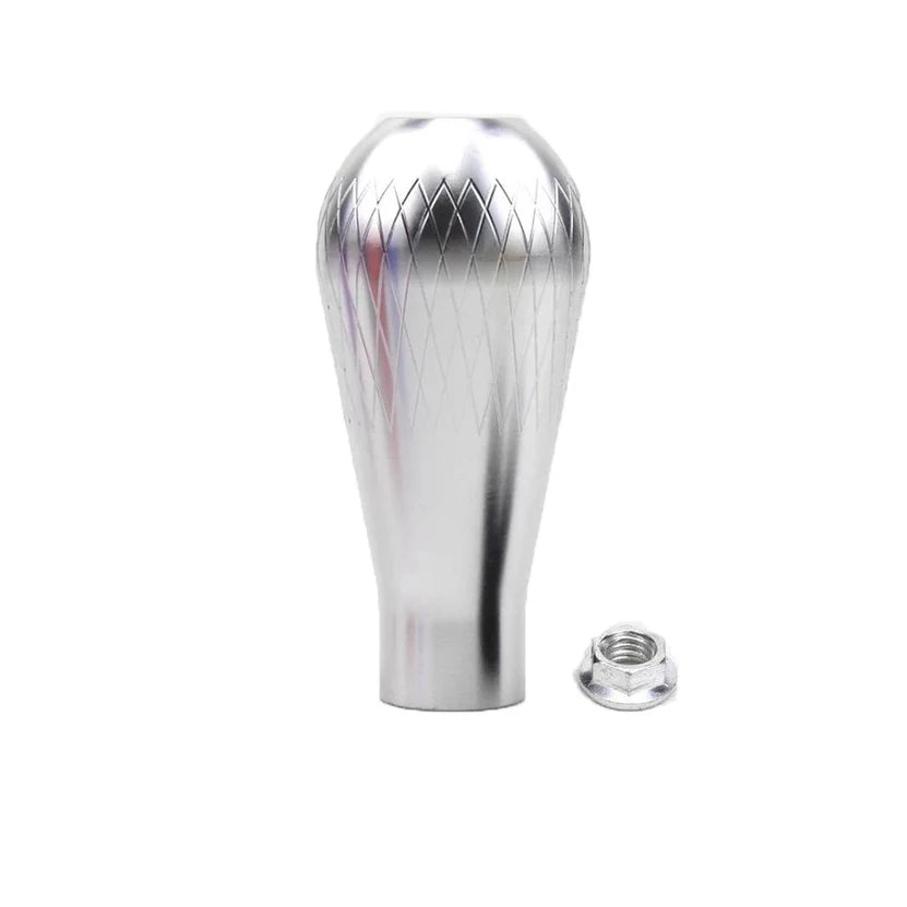 BULL BOOST Performance Billet Silver Tear Drop Weighted Shift Knob – 195g | M10 x 1.5 | EG EK DC2