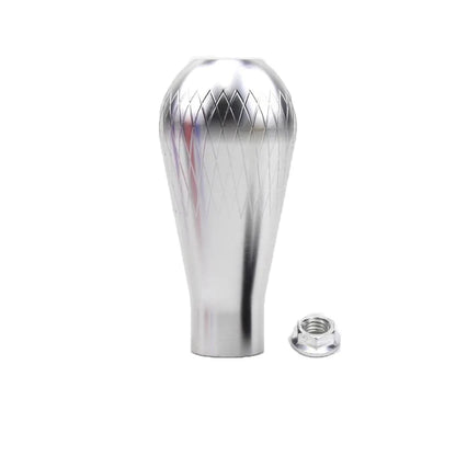 BULL BOOST Performance Billet Silver Tear Drop Weighted Shift Knob – 195g | M10 x 1.5 | EG EK DC2