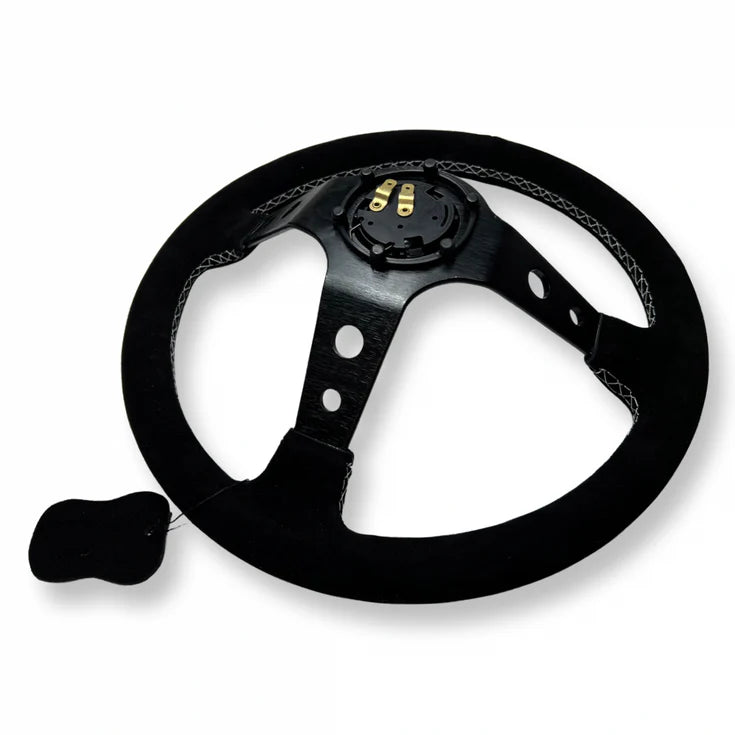 Bull Boost Performance 350mm Steering Wheel & Hub Adapter Kit for Mitsubishi Lancer (2004-2017) &amp; Galant (2003-2012)