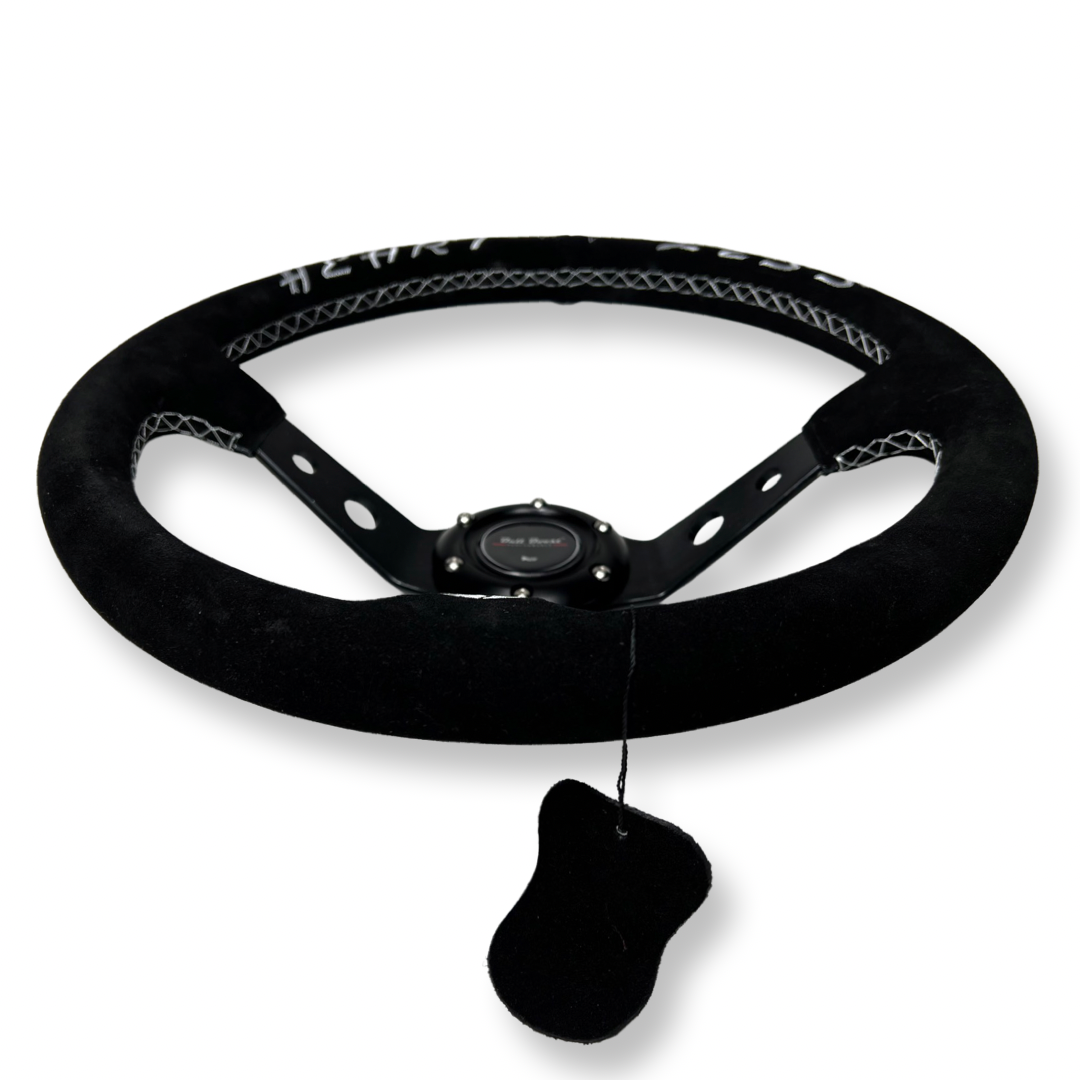 Universal Heartless 350mm 3"Deep Dish 6-Bolt Steering Wheel | 150 Entries
