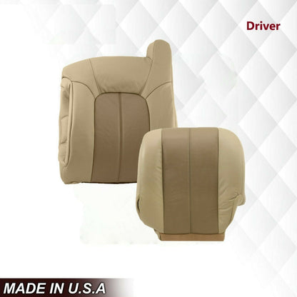 2001 2002 GMC Yukon Denali XL SLT SLE Leather Replacement Seat Cover 2 tone Tan: Choose From Variations