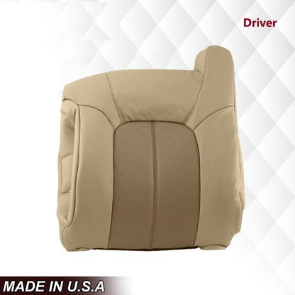 2001 2002 GMC Yukon Denali XL SLT SLE Leather Replacement Seat Cover 2 tone Tan: Choose From Variations