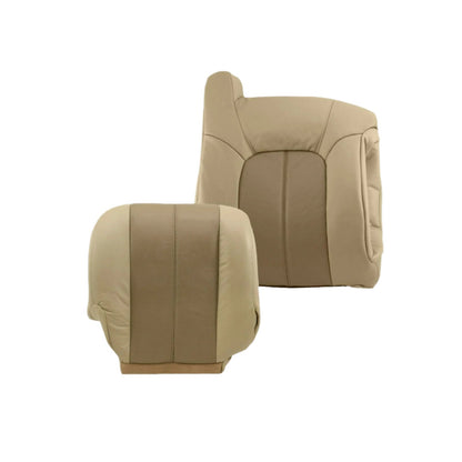 2001 2002 GMC Yukon Denali XL SLT SLE Leather Replacement Seat Cover 2 tone Tan: Choose From Variations